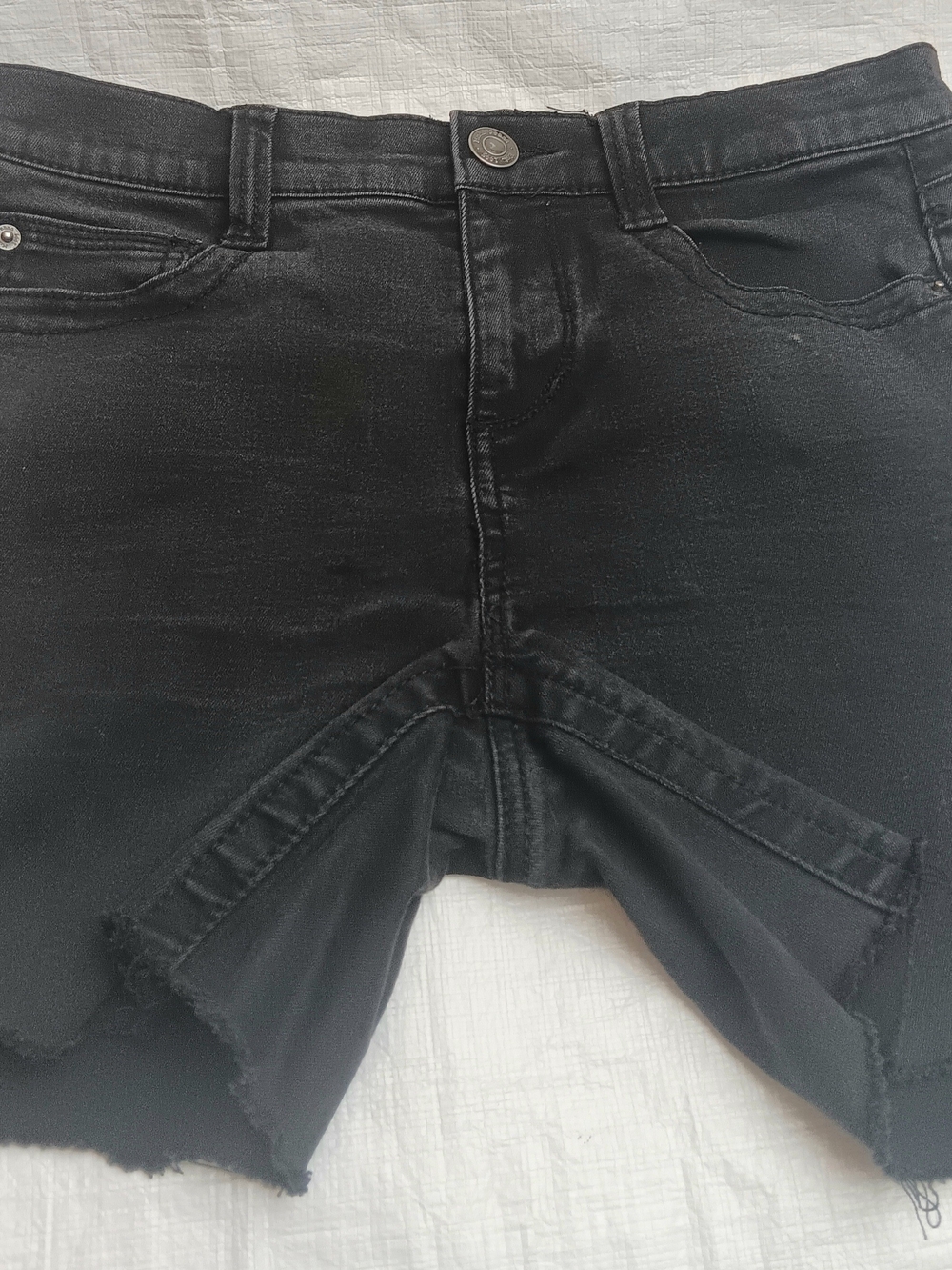Mudd brand, women's black denim shorts